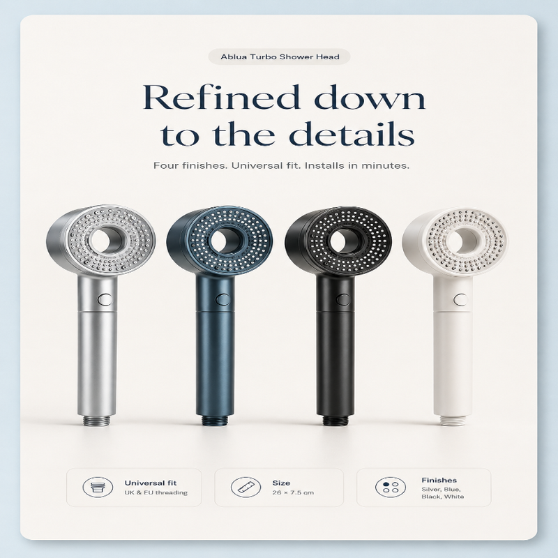 Ablua filtered shower heads