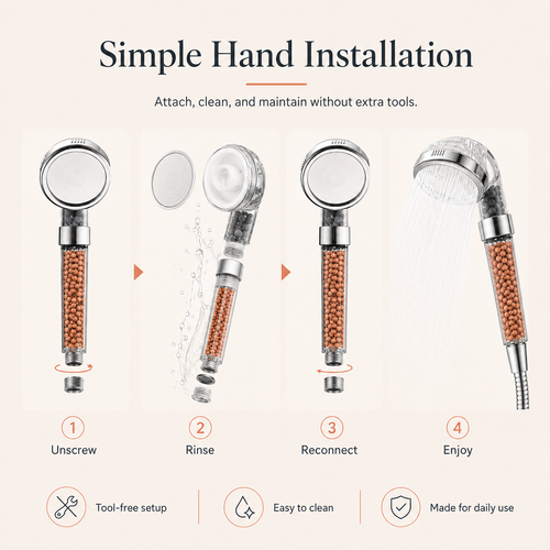 Ablua Clear Shower Head