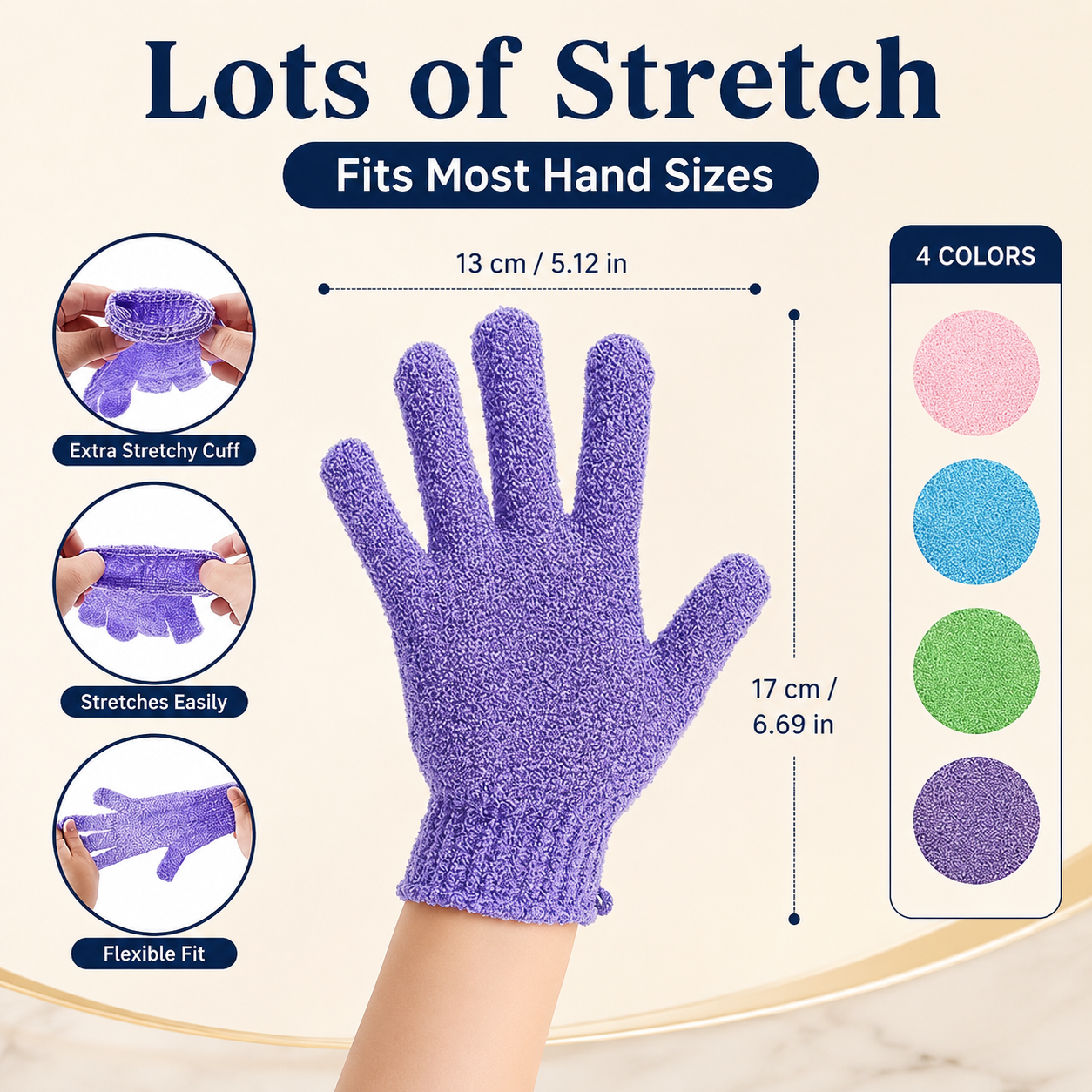 Ablua Exfoliating Bath Gloves