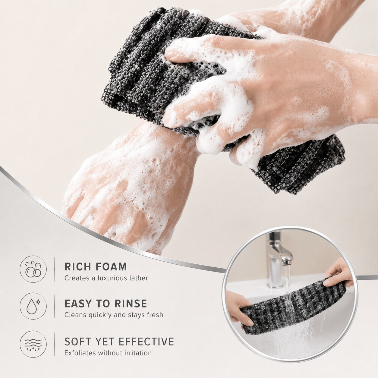 Ablua Exfoliating Back Strap