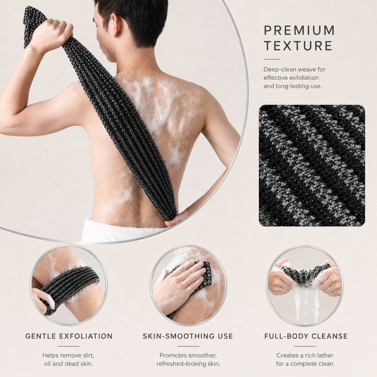 Ablua Exfoliating Back Strap