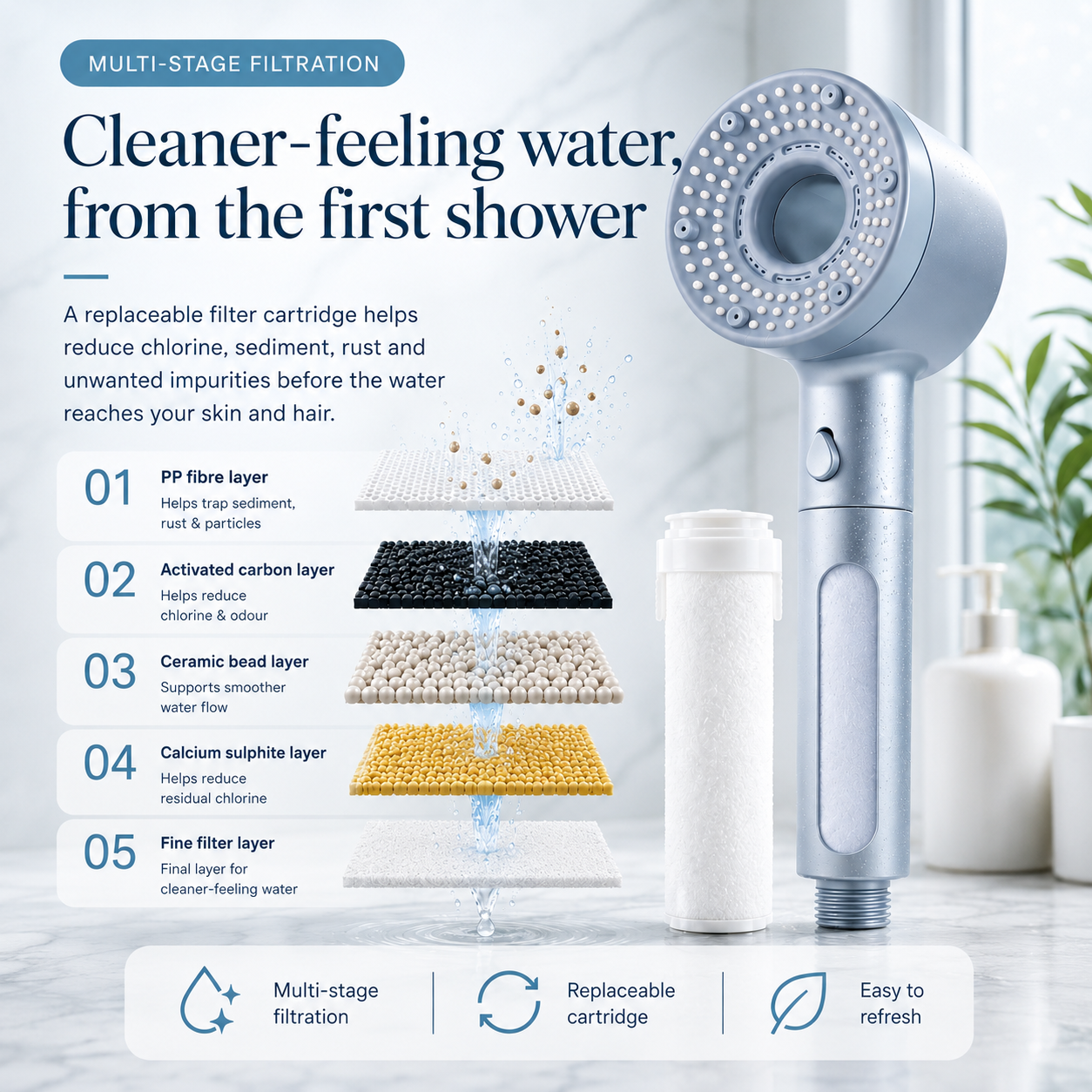 Ablua Turbo Shower Head