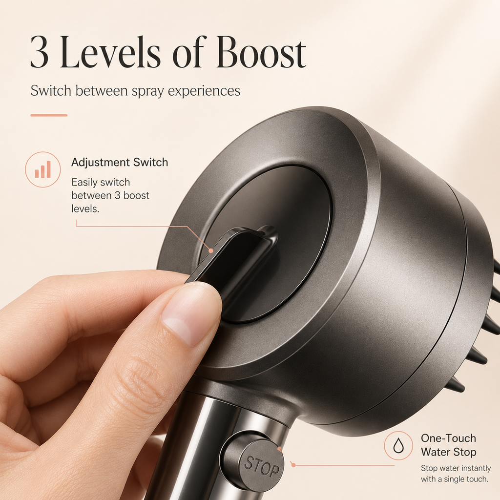 Ablua Surge High-Pressure Filter Shower Head