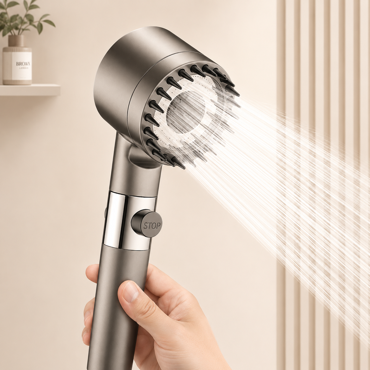 Ablua Surge High-Pressure Filter Shower Head